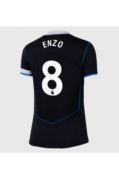 Chelsea Enzo Fernandez #8 Jalkapallovaatteet Naisten Kolmaspaita 2025-26 Lyhythihainen Chelsea Enzo Fernandez #8 Jalkapallovaatteet Naisten Kolmaspaita 2025-26 Lyhythihainen